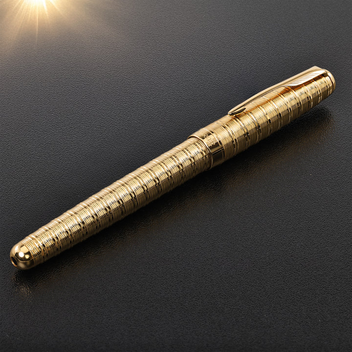 Parker Sonnet Gold Ciselé Tartan Fountain Pen