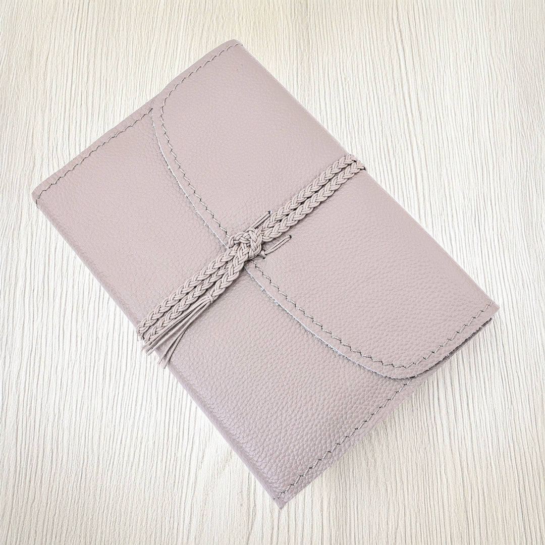 The Pleasure of Writing Leather Travel Journal with Tie and Bookmark