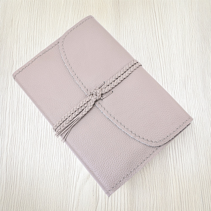The Pleasure of Writing Leather Travel Journal with Tie and Bookmark