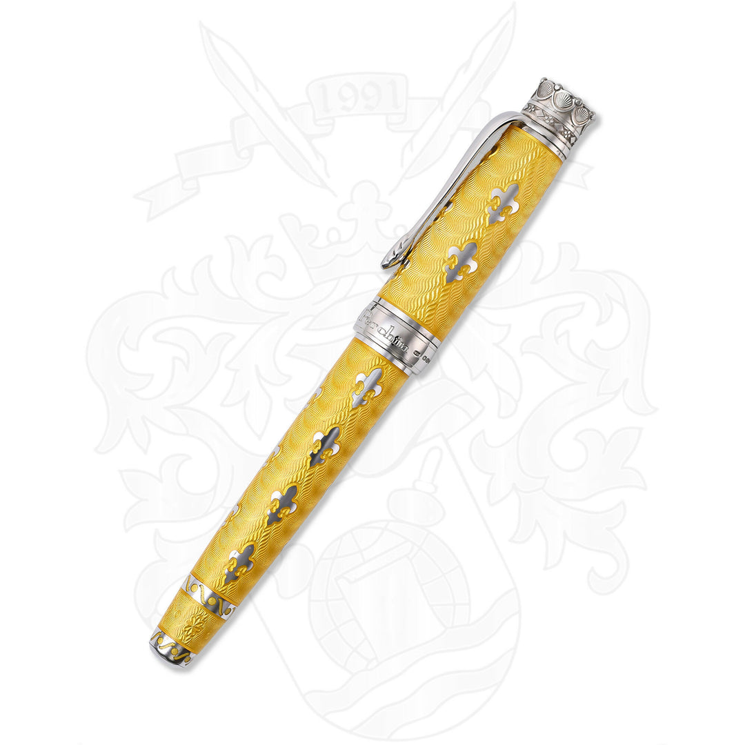 Michel Perchin Yellow Fleur De Lis