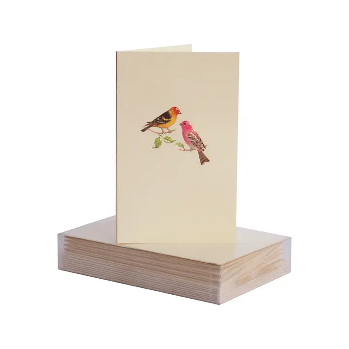 Tanager and Friend Mini Note Card (8 Cards & Envelopes)