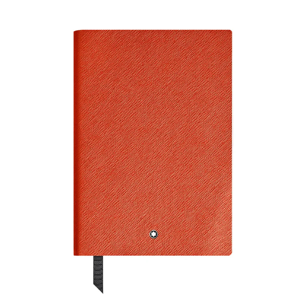 Montblanc Notebook Medium, Saffiano Leather Tangerine - Lined Pages