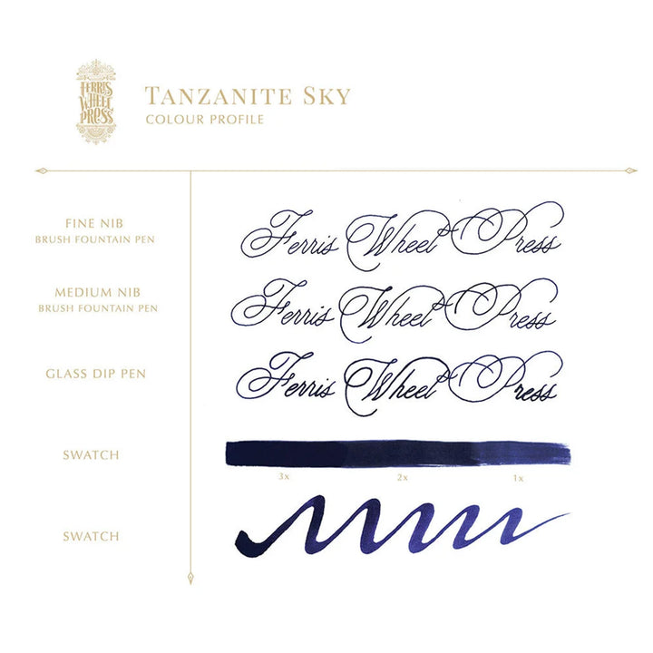 Ferris Wheel Press - Tanzenite Sky Ink 38ml