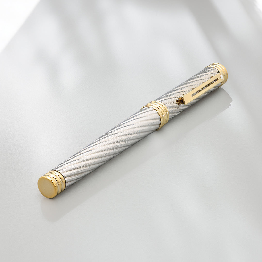 Sheaffer Targa FRED Force 10 Fountain Pen – Palladium &amp; Gold