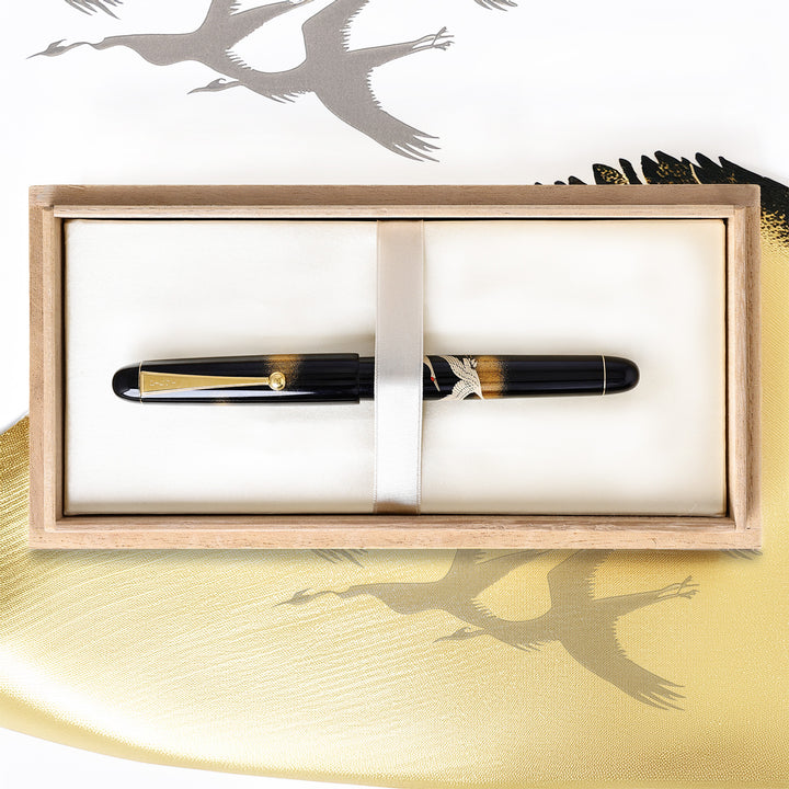 Pilot Togidashi Hira Maki-E Double Crane Fountain Pen