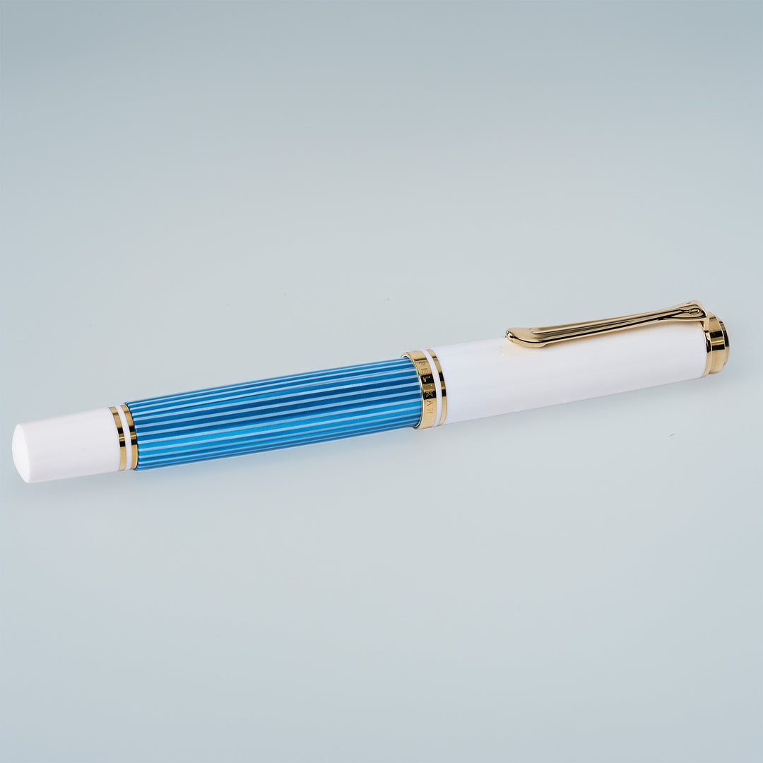 Pelikan M600 Turquoise And White