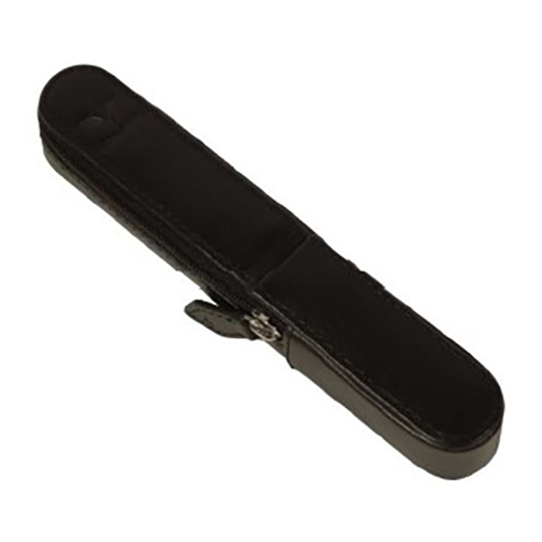 Visconti Black Leather 1 Pen Pouch