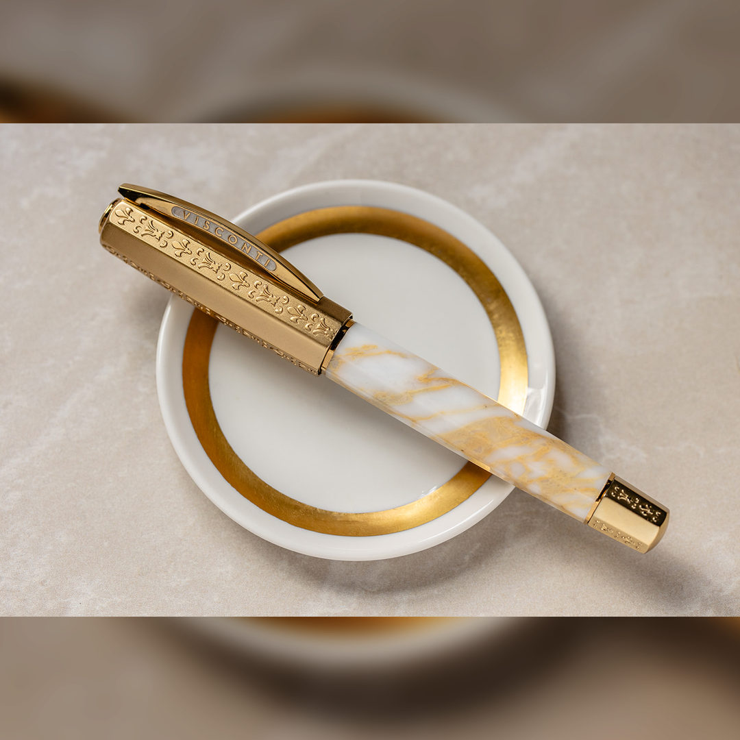 Visconti il Magnifico Calacatta Gold - Fountain Pen