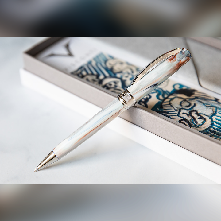 Visconti Van Gogh Old Vineyard with Peasant Woman - Ballpoint Pen