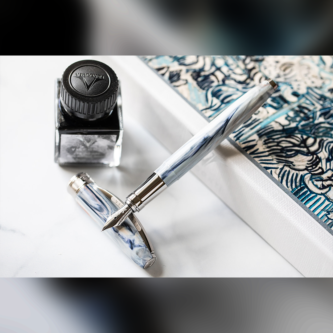 Visconti Van Gogh Old Vineyard with Peasant Woman - Fountain Pen Gift Set