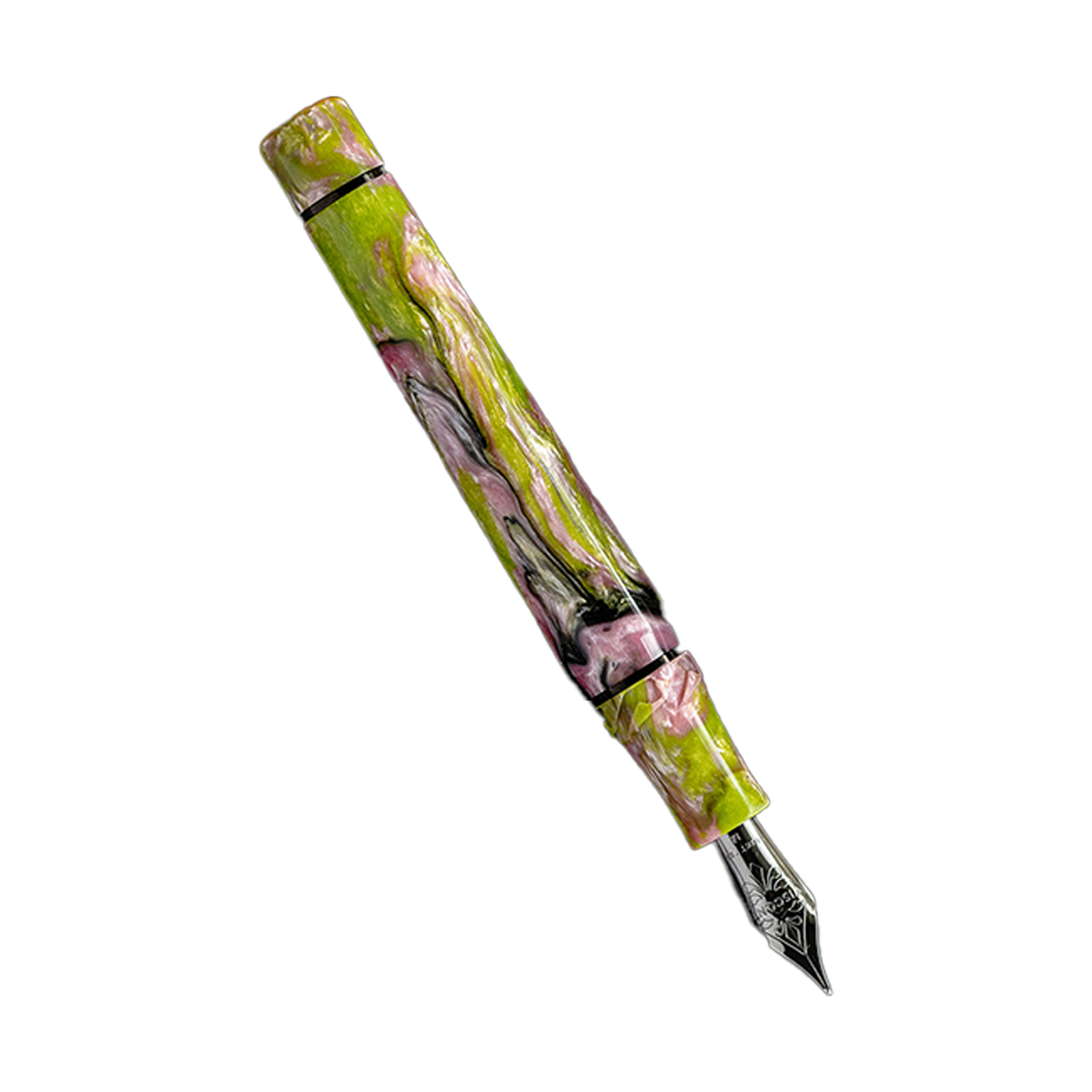 Visconti Voyager Mariposa Fountain Pen in Malachite