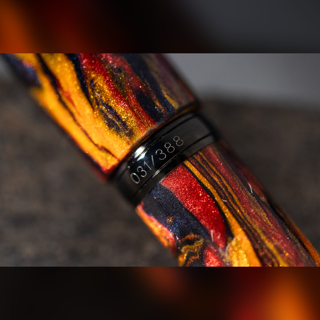 Visconti Homo Sapiens Earth Origins Fountain Pen - Fire