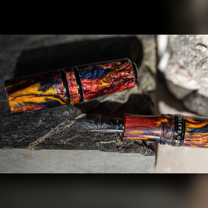 Visconti Homo Sapiens Earth Origins Fountain Pen - Fire