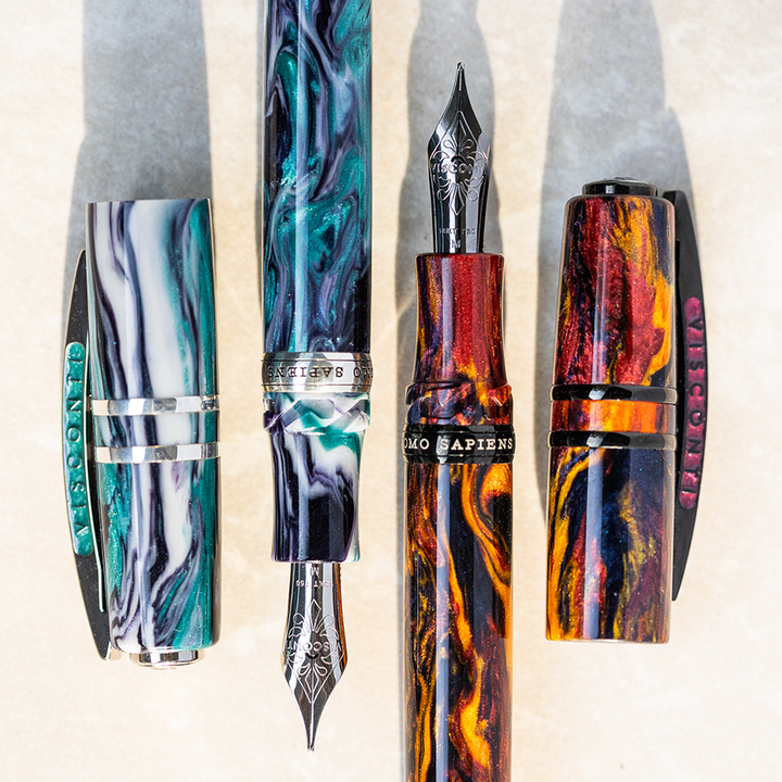 Visconti Homo Sapiens Earth Origins Fountain Pen - Fire