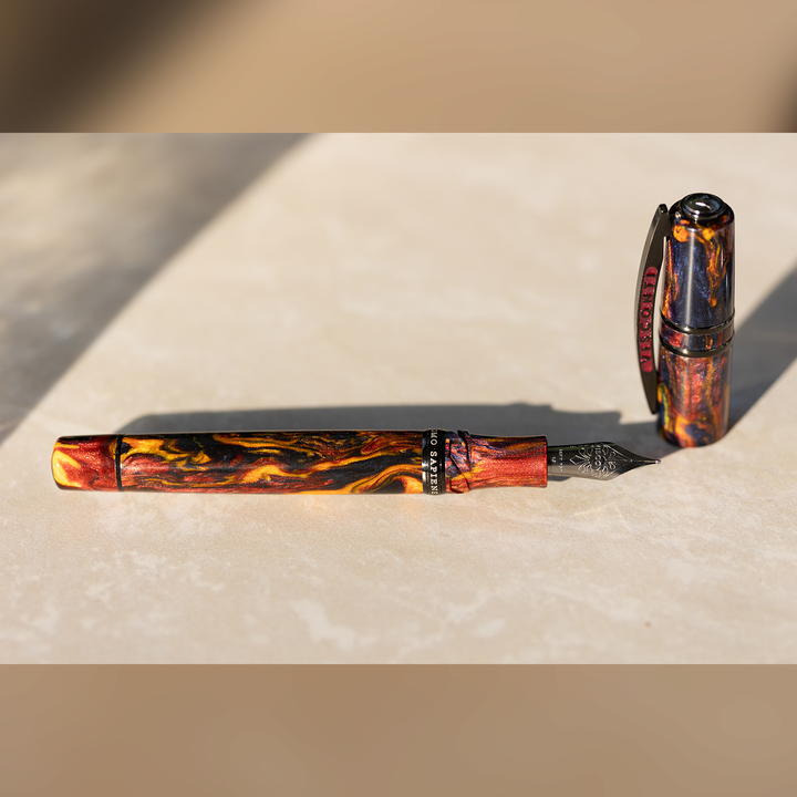 Visconti Homo Sapiens Earth Origins Fountain Pen - Fire