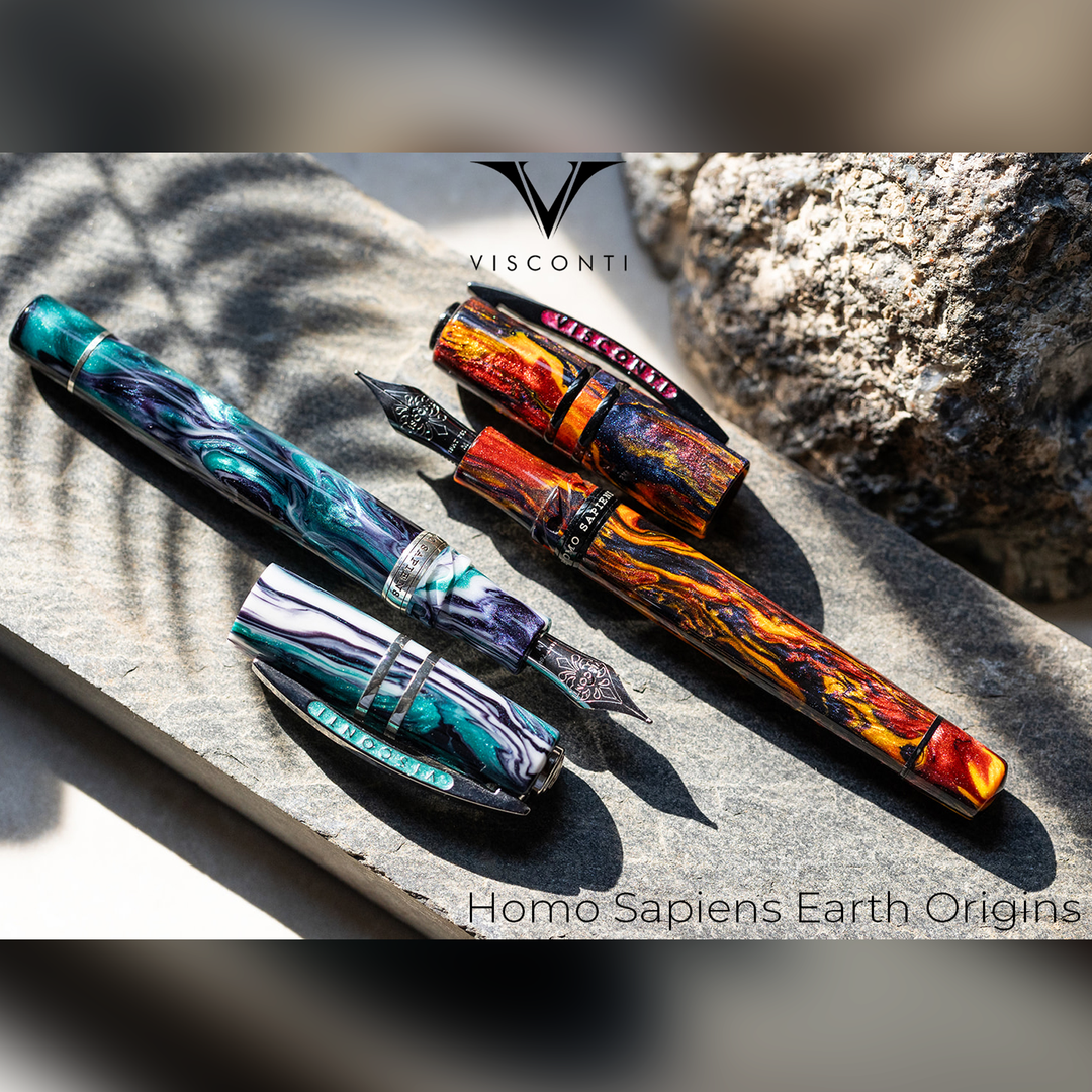 Visconti Homo Sapiens Earth Origins Fountain Pen - Fire