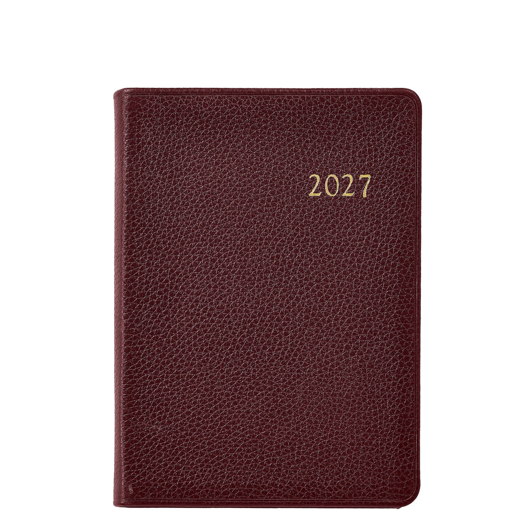 Graphic Image 2027 Planner - Pebble Grain Leather A5