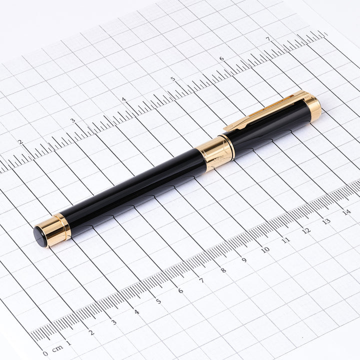 Waterman Perspective Black with Gold Trim Rollerball