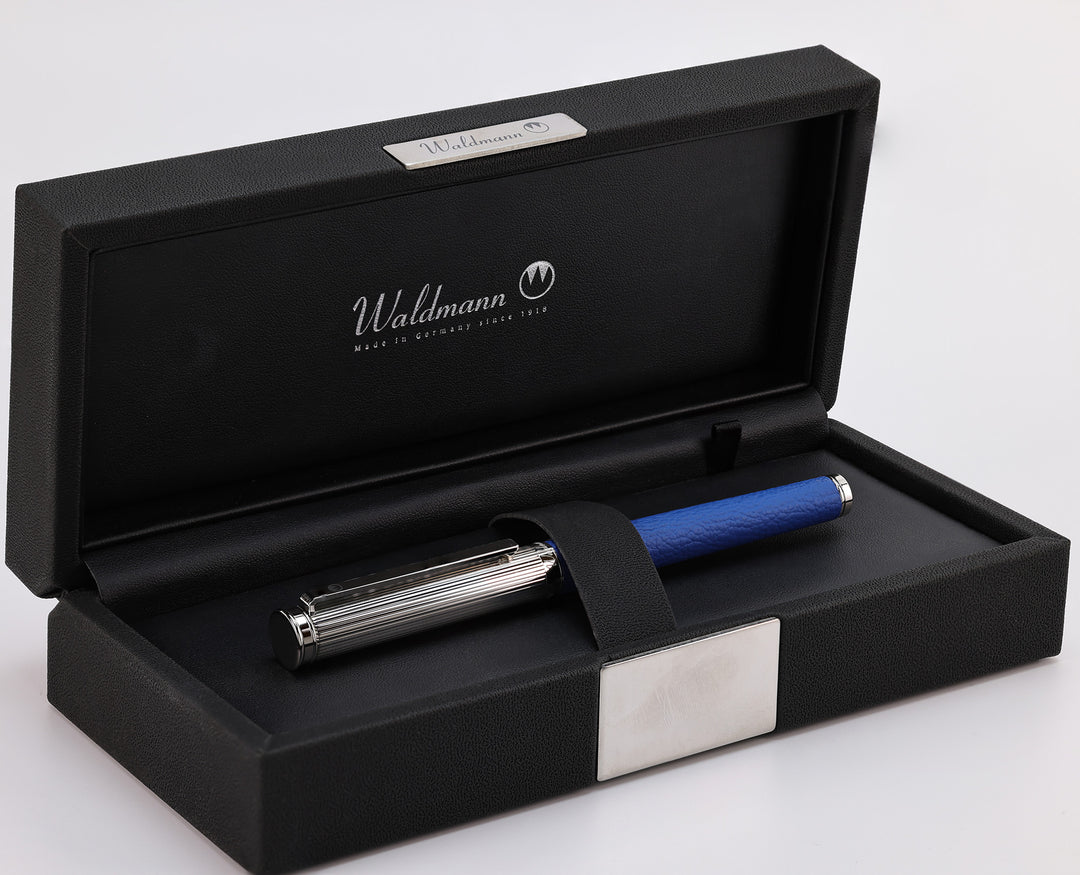 Waldmann Solon Capri Blue Leather Fountain Pen