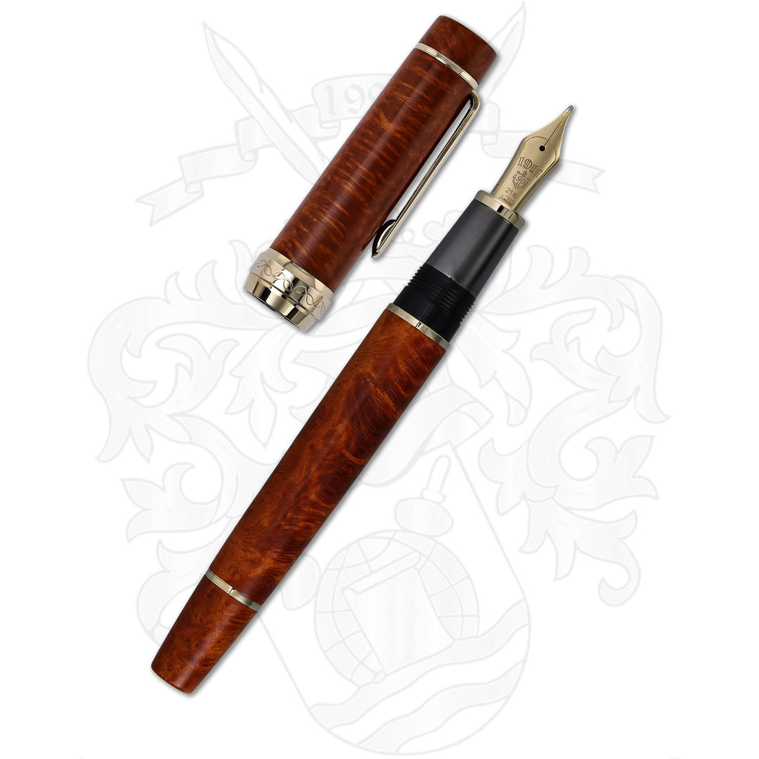 Sailor 90th Anniversary Mannenhitsu Doraku Briar Fountain Pen