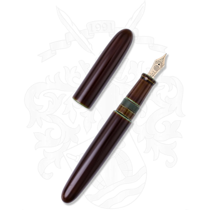 Nakaya Portable Cigar Heki-Tamenuri Fountain Pen