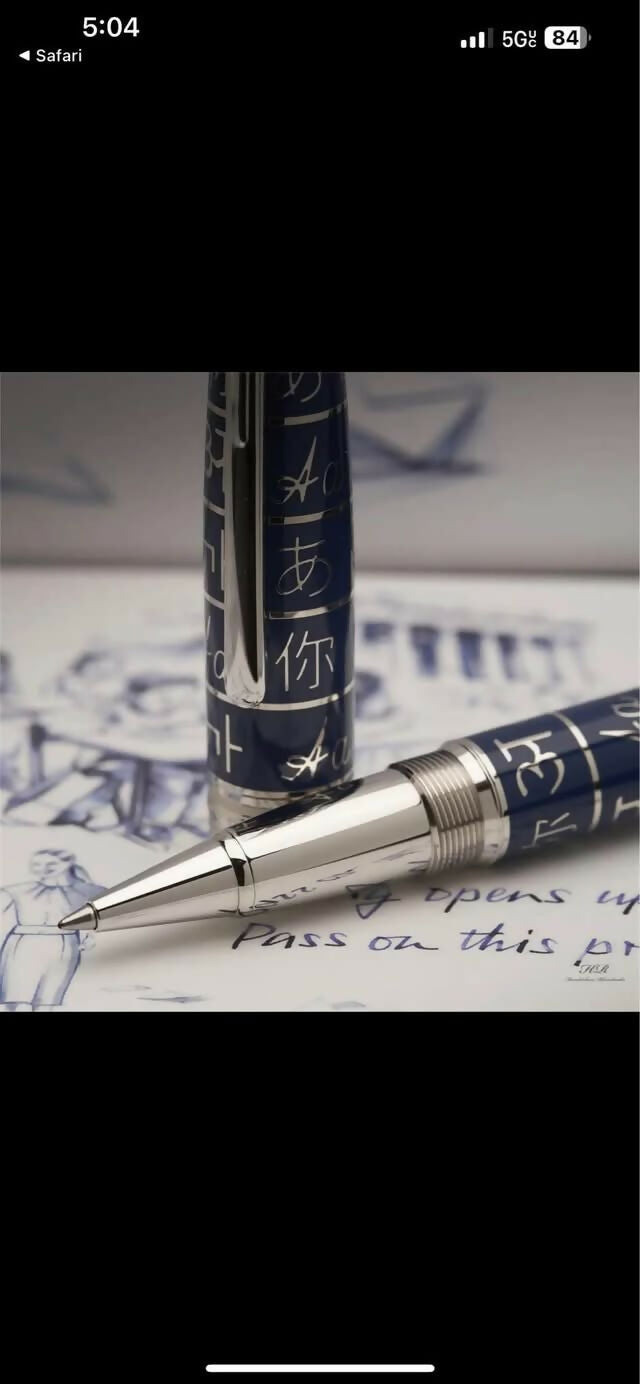Montblanc Meisterstuck Unicef Solitaire Le Grand Rollerball Pen