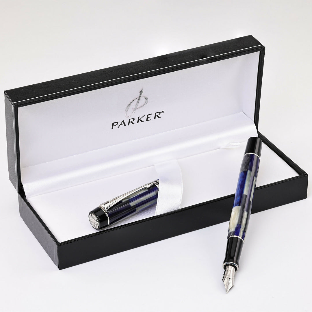 Parker Duofold Blue Mosaic Rollerball