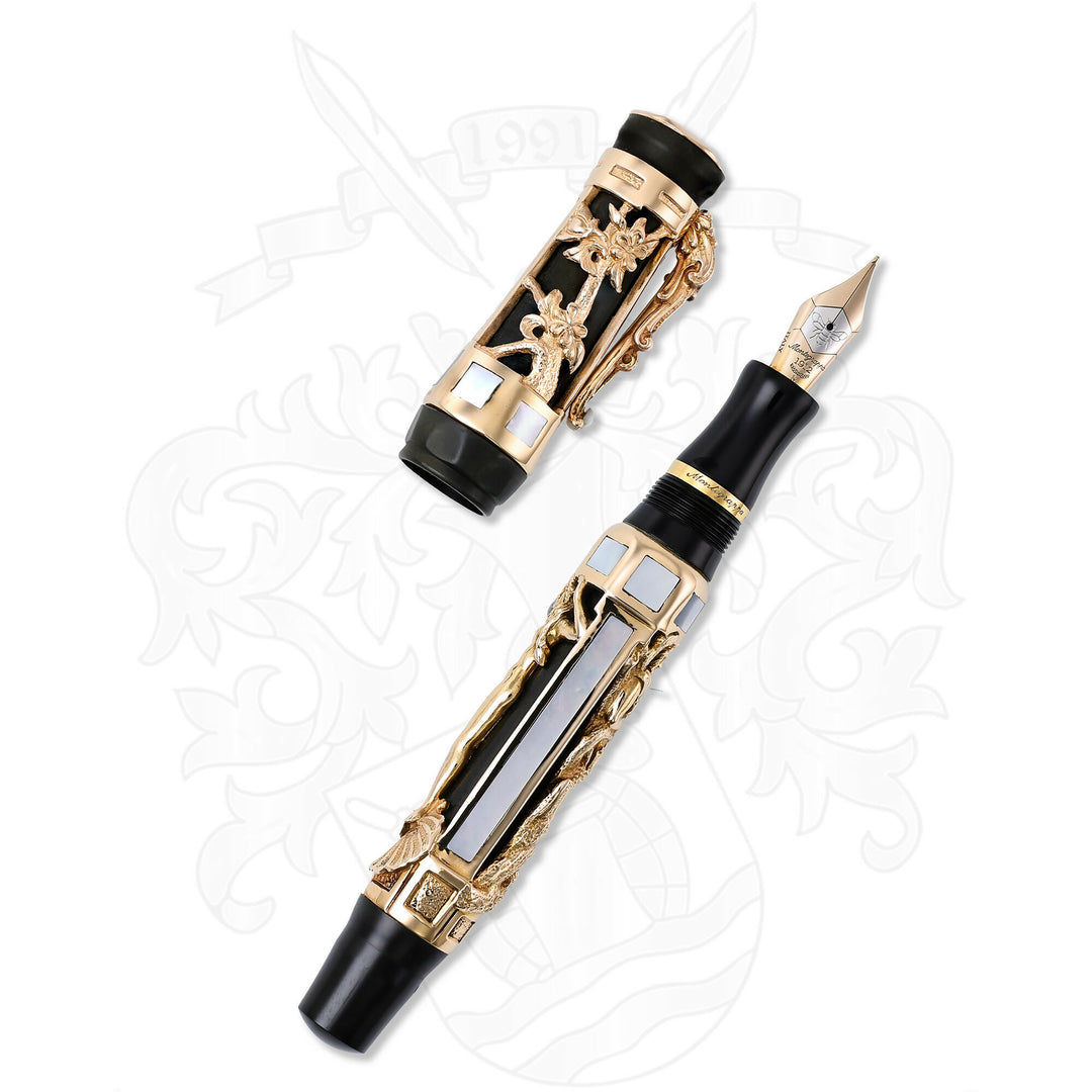 Montegrappa Limited Edition Aphrodite Fountain Pen in Solid Gold