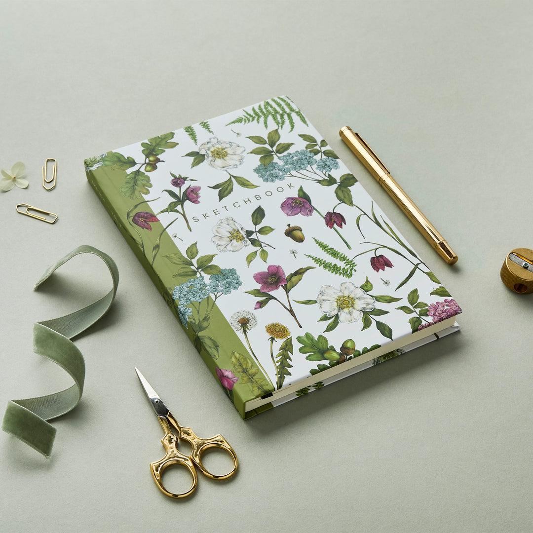 Cottage Garden - Hardback Sketchbook (A5)