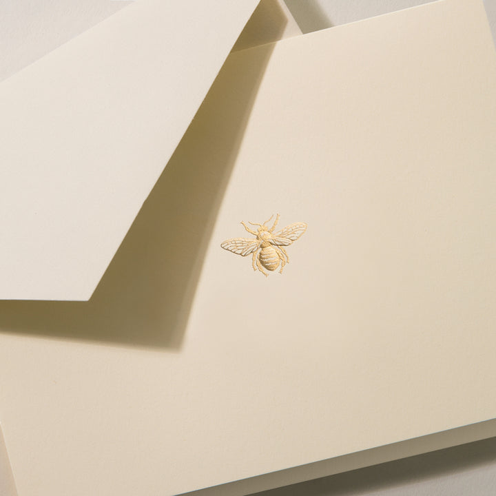 CRANE Engraved Bee Note Cards & Envelops