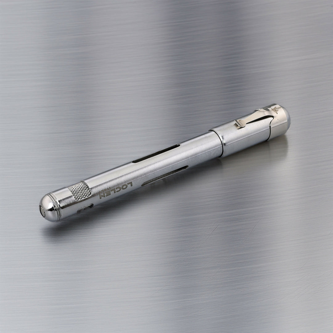 LOCLEN Electa Fountain Pen - Brushed Chrome
