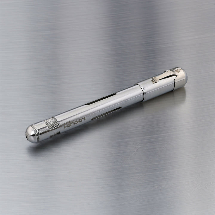 LOCLEN Electa Fountain Pen - Brushed Chrome