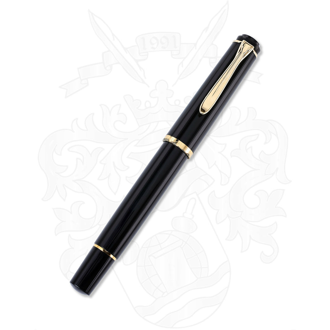 Pelikan M200 Black And Gold Fountain Pen