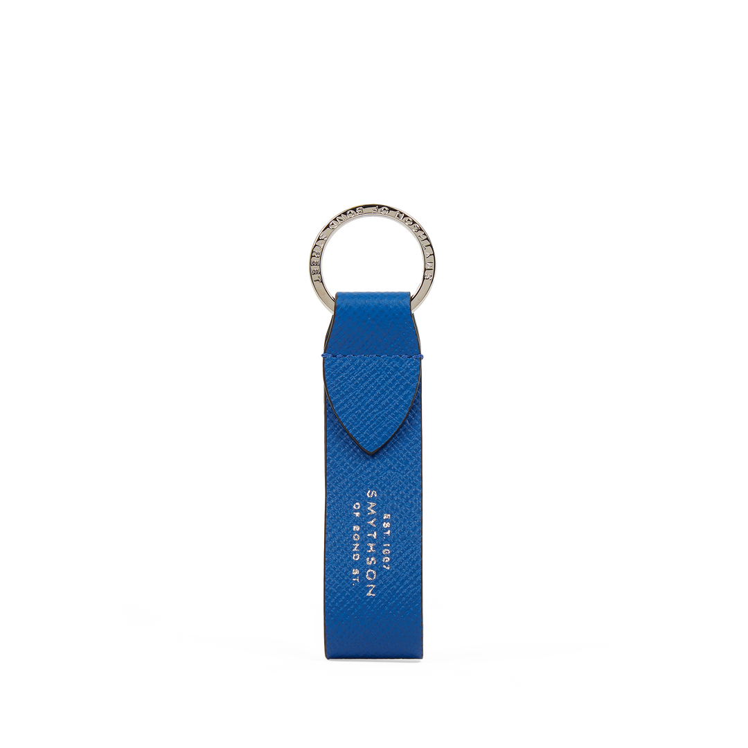 Keyring with Leather Strap in Panama | SMYTHSON LONDON