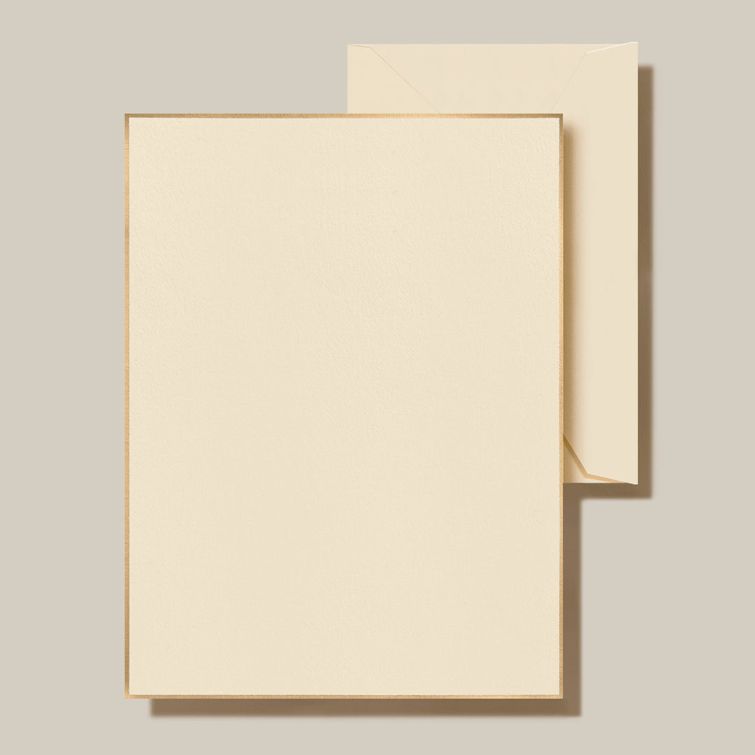 Crane Gold Bordered Half Sheet (20pk.)