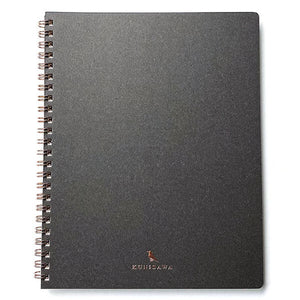 The Executive Ring Notebook - Charcoal | KUNISAWA JAPAN