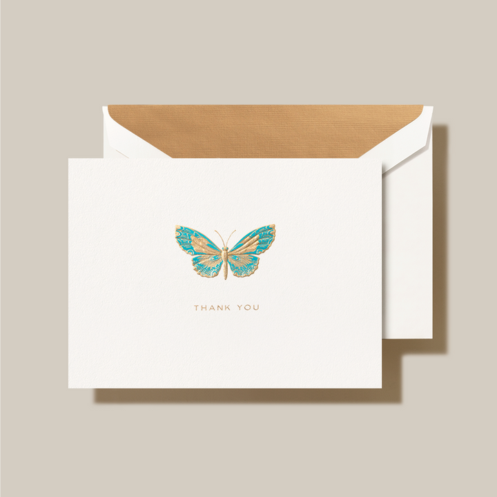 CRANE Butterfly Thank You Cards (10pcs.)