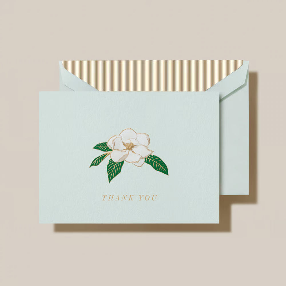 Crane Cards &amp; Envelopes 10pk - Magnolia Thank You Note