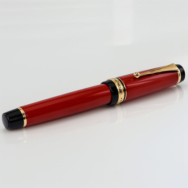 Pilot Custom Urushi Foutain Pen - Vermillion