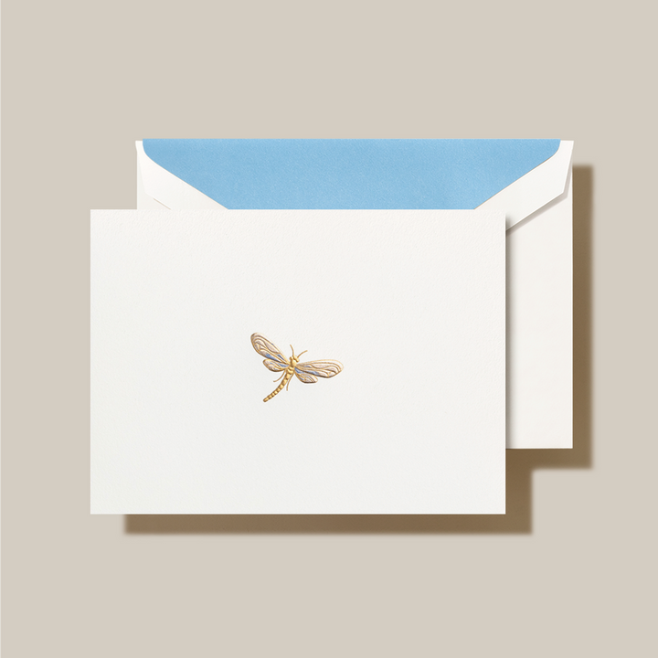 CRANE Dragonfly Folded Note Cards & Envelops