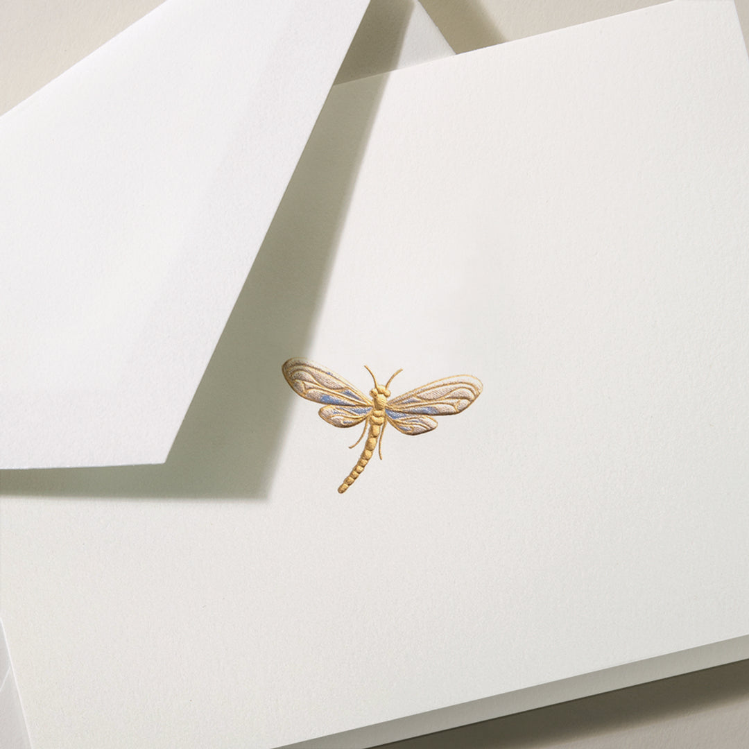 CRANE Dragonfly Folded Note Cards & Envelops