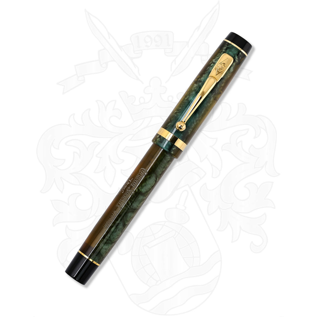 Conway Stewart Duro Green Marble Rollerball