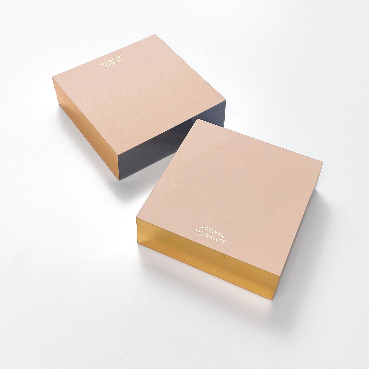 W co. Notepad with Gold Edging -Small Square (4.4” x 4.4”) – The ...
