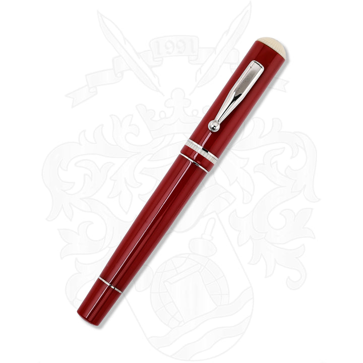 Delta Via Veneto Red Fountain Pen