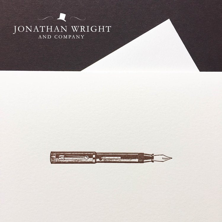 Jonathan Wright and Company - Fountain Pen Boxed Notecards (6ct)