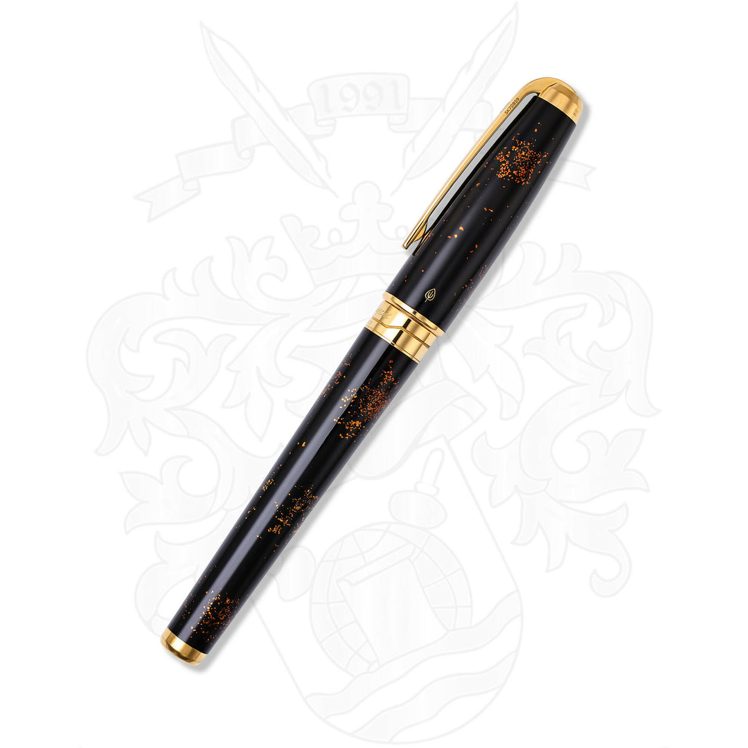 S.T. Dupont XL Olympio Gold Dust Foutain Pen