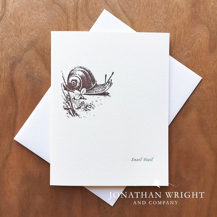 Jonathan Wright and Company - Snail Mail Boxed Notecards (6ct)