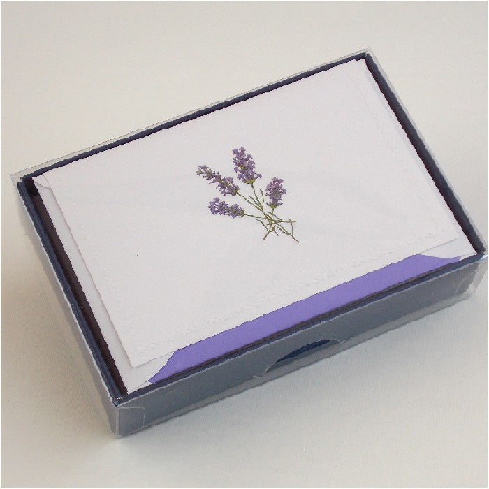Lavender Notecards 3.33" x 5.12" (10ct.) | Rossi 1931 Italian Stationery