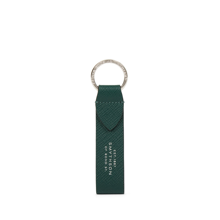 Keyring with Leather Strap in Panama | SMYTHSON LONDON