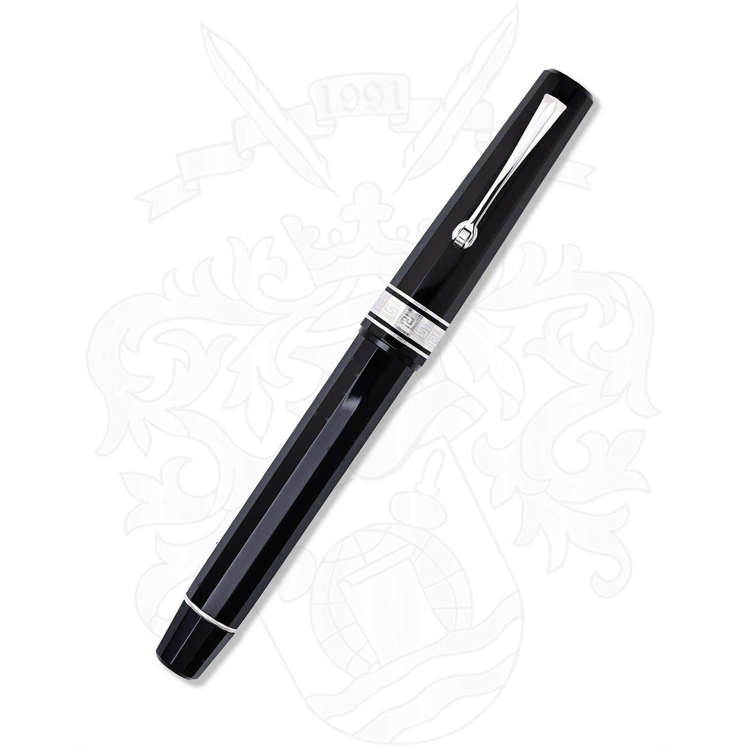 Omas Paragon Black With Rhodium Trim